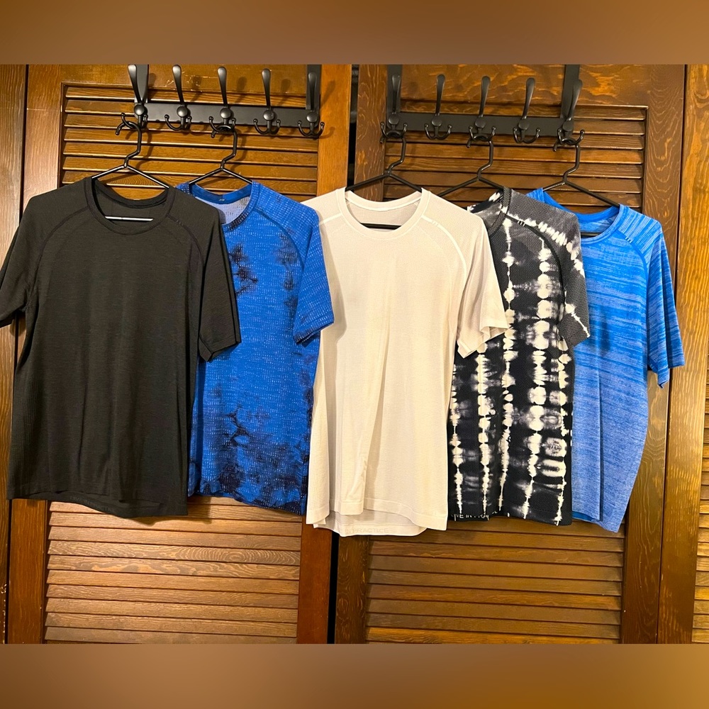 Lululemon Metal Vent Tech Shirts Lot Medium